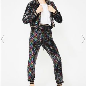 Glitter Gang Jogger Set